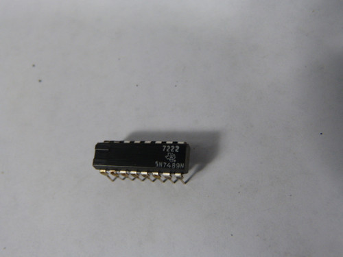 Texas Instruments SN7489N Plastic Dipped 14 Pin Integrated Circuit USED