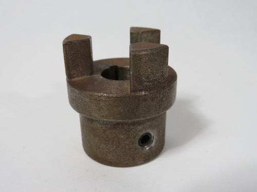 Boston FC15-9/16 Jaw Coupling Hub 9/16" ID 1-1/4" Hub 1-1/2" OD 1.031" LTB USED