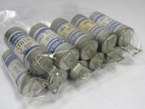 Gould Shawmut GIA-10 Bolt-on Fuse 10A 460Vdc Lot of 10 USED