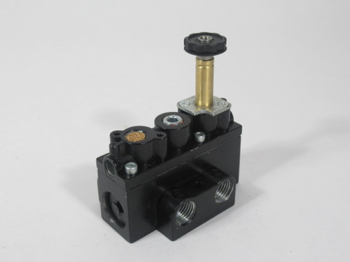 ARO A222SS-120-A Alpha Stacking Solenoid Valve 4/2-Way 1/4" NPT NO COIL USED