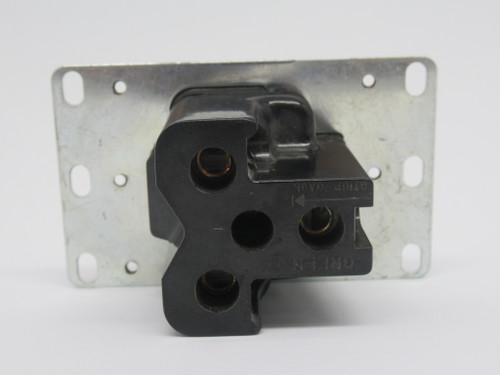 Bryant 9530FR Straight Blade Flush Mount Receptacle 30A 125V 3W 2P USED