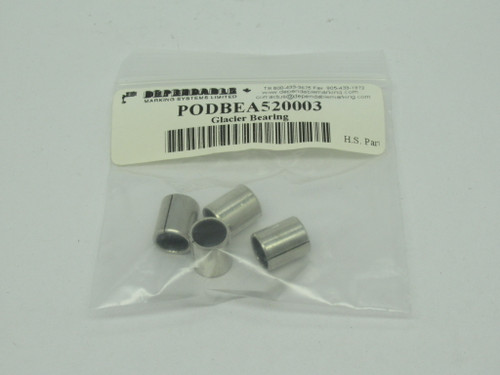 DMS PODBEA520003 Glacier Bearing 5/16" ID 3/8" OD 1/2" W *LOT OF 4* NWB