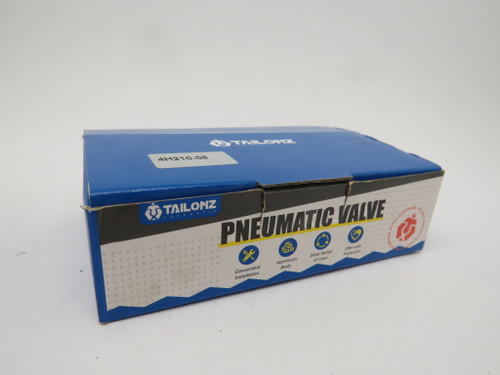 Tailonz 4H210-08 2 Position Pneumatic Solenoid Valve 1/4"NPT 0.15~0.8MPa NEW