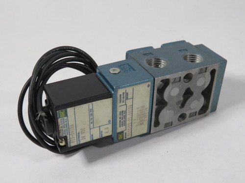 MAC 711C-12-PI-501BA 4/2-Way Solenoid Valve 1/4" NPT 24VDC USED