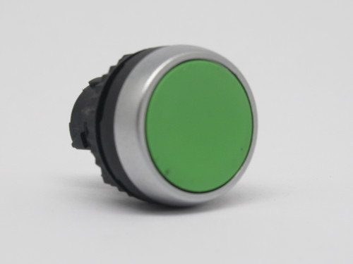 BACO L21AA02 Non-Illuminated Pushbutton Head GREEN Spring Return USED