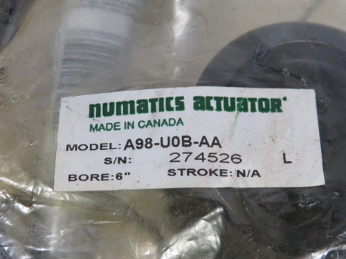Numatics A98-U0B-AA Repair Kit with Cushion for 6" Bore 1-3/8" Rod NWB