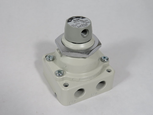 SMC VH210-N02 Panel-Mount Hand Valve 1/4" NPT 3-Position NO HANDLE NOP