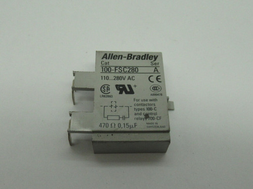 Allen-Bradley 100-FSC280 Surge Suppressor Series A 110-280VAC USED