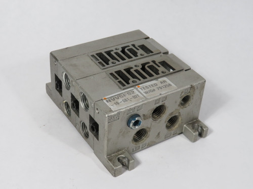 SMC NVV5FS2-10-021-02T Manifold Assembly MODIFIED TWO STATION USED