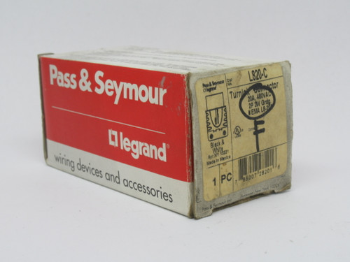 Pass & Seymour Legrand L820-C Turnlok Connector 20A 480VAC 2P 3W NEW