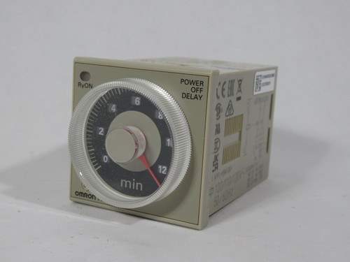 Omron H3CR-H8L Power Off Delay Timer 0.6-12min 100-120VAC *DAMAGED BOX* NEW