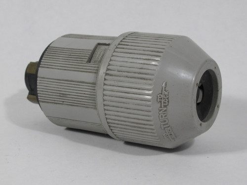 Cooper 20415-N Powerlock Plug 30/20A 600VAC/250VDC 4W 3P USED