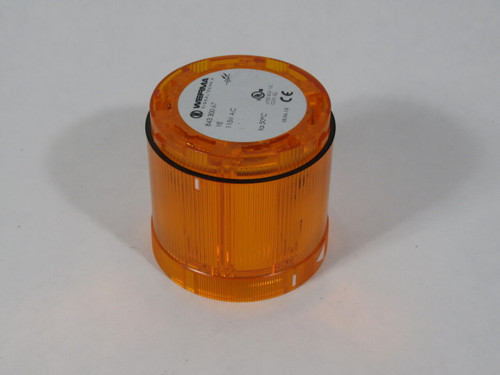 Werma 843-300-67 LED Permanent Light Element YELLOW 115VAC 20mA DAMAGED BOX NEW