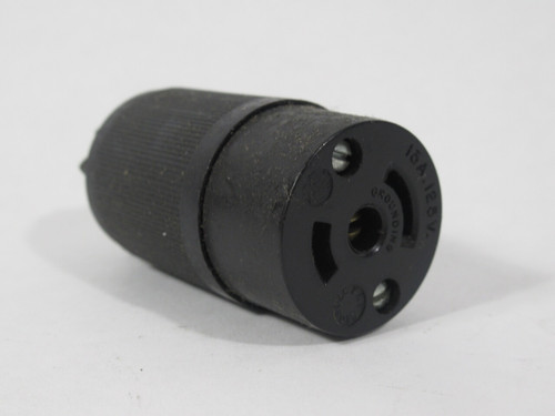 Hubbell HBL7593 Midget Twistlock Female Connector 15A 125V 3W 2P USED