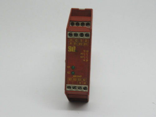 Scientific Technologies Inc. SR104P01 Safety Relay 24V 4A 1NO+1NC STAINED USED