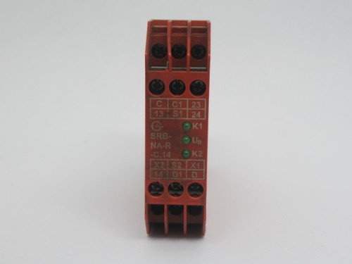 Elan SRB-NA-R-C.14-24V Safety Relay 24VDC 120mA 2NO USED