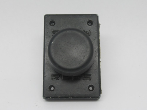 Rees 00662-001 Black Heavy Duty Mushroom Plunger Switch 2-1/4" NO+NC USED