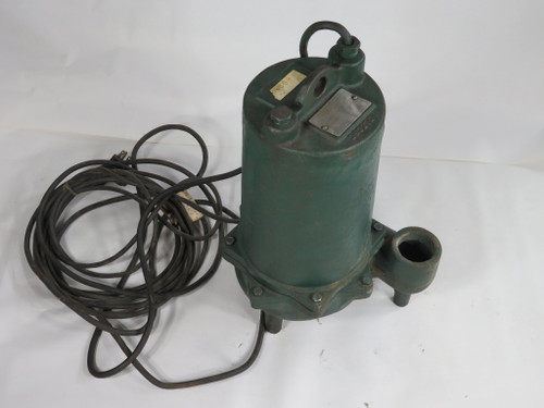 Myers MWH50-01P Sump and Effluent Pump 2" In/Outlet Cast Iron COS DMG USED