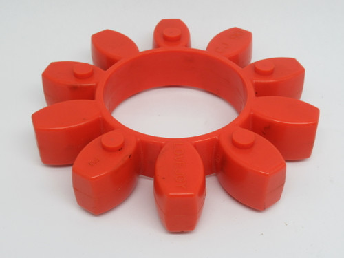 Lovejoy CJ 90 Red Coupling Spider 200mm OD x 100mm ID x 34mm W USED