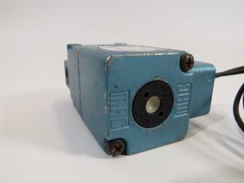 MAC 225B-111CCAA 3-Way Solenoid Valve 24VDC 150psi 1/4" NPTF USED