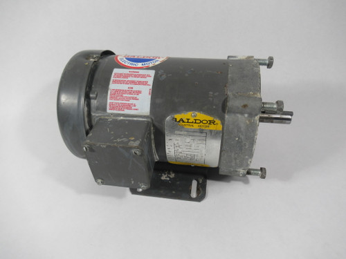 Baldor .5HP 1725RPM 575V 56C TEFC 3Ph .8A 60Hz USED