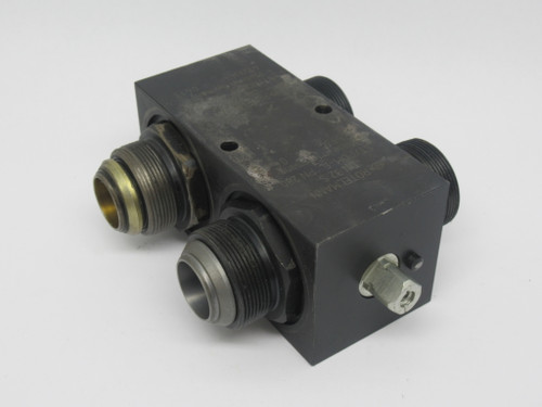 Rotelmann ST/POM/FPN280 Multi Way Ball Valve Assembly MISSING END SHAFT USED