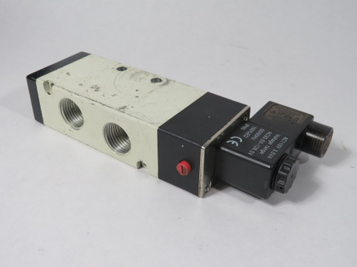 Airtac 4V410-15CT 5-Port 2-Position Solenoid Valve MISSING CONNECTOR PLUG USED