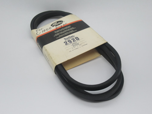 Gates 2920 Truflex V-Belt 92" L x 0.5" W x 0.31" T NEW