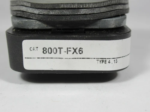 Allen-Bradley 800T-FX6 Series T 2-Position Push-Pull Device Red No Contacts USED