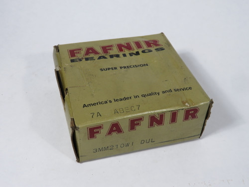 Fafnir 3MM210WIDUL Angular Contact Bearing 50mm ID 90mm OD 20mm W Set of 2 NEW