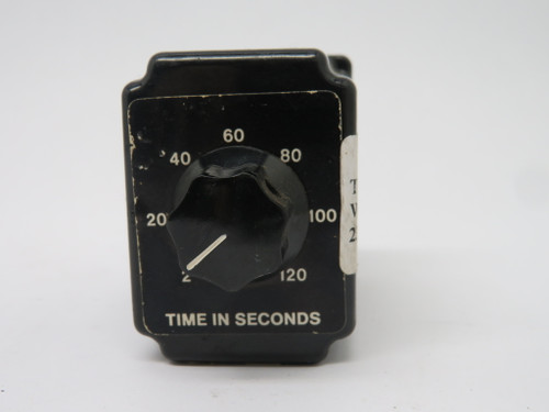SSAC TRB120A2X120 Time Delay Relay 1-120 Second 120VAC USED