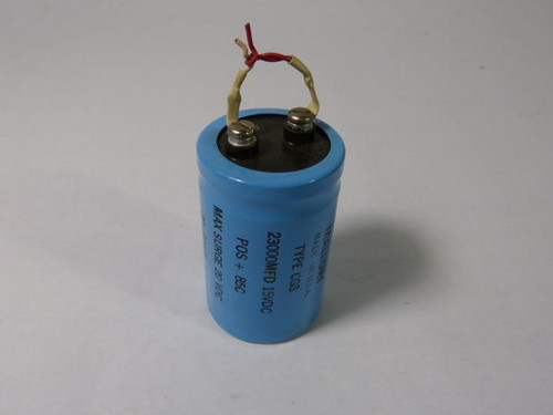 Mallory Type CGS 23000MFD Capacitor 15VDC USED