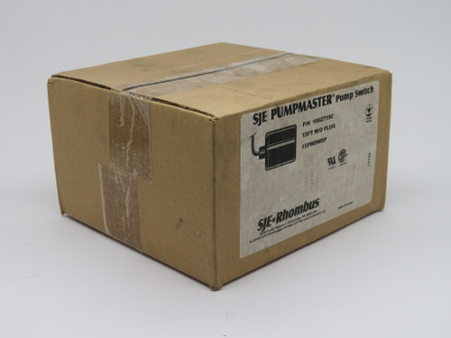 SJE Rhombus 1002719C Pumpmaster Pump Switch 120/230VAC 0.5/1HP w/ 15' Cord NEW