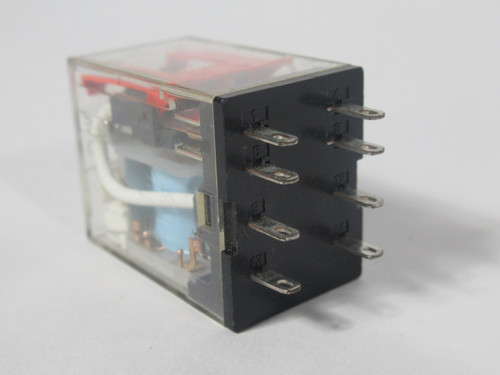 Omron MY2N-D2DC24(S) Plug-In Relay 24VDC 10A@250VAC/30VDC 8-Blade USED