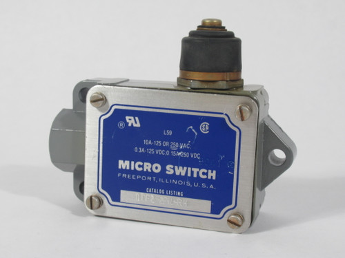 Microswitch DTF2-2RN-RH Limit Switch 10A 125/250VAC 0.3/0.15A *COSMETIC DMG* NOP