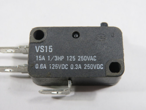 Highly VS15 Plunger Limit Switch 15A@1/3HP 125/250V 0.6A@125VDC 0.3A@250VDC NOP