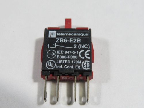 Telemecanique ZB6-E2B Contact Block for 16mm Switch 1NC 250V 6A SHELF WEAR NOP