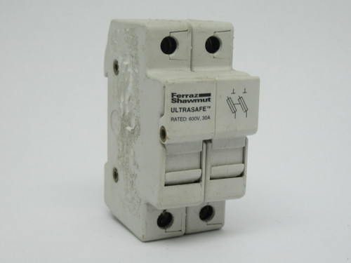 Ferraz Shawmut USM2 Fuse Block 30A 600V 2-Pole USED