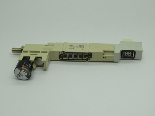 SMC SV1000-05-A1 Interface Regulator w/ Gauge 0.1-0.7MPa COSMETIC DMG USED