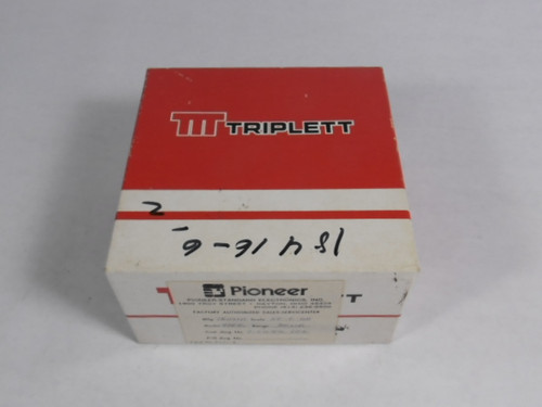 Triplett T-454-P Panel Meter 50-0-50 ! NEW !