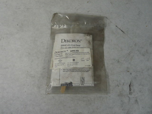 Dekoron SRHC-ES End Seal Kit ! NEW !