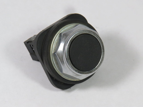 Telemecanique XB3BA21 Push Button 1NO Black Flush Head USED