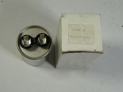 Capacitor RCR20-440 Round 3x1 3/4inche ! NEW !