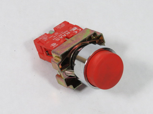 Control & Switchgear RB2-BZ102 Push Button 10A 240V 1NC Red Extended USED