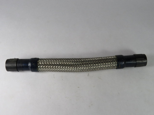Generic SSTT0075 Flexible Braided Hose 3/4" NPT 12" L USED