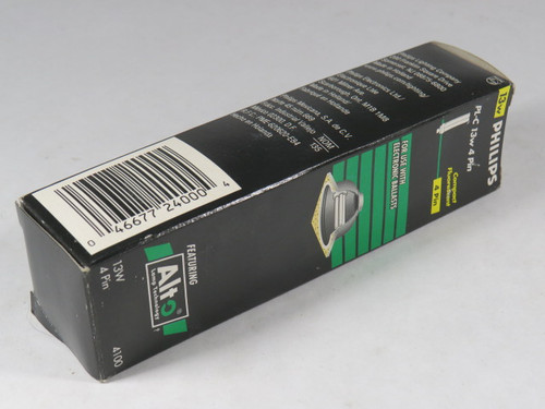 Philips PL-C 13W/41/4P Compact Fluorescent Bulb 13W 4-Pin ! NEW !