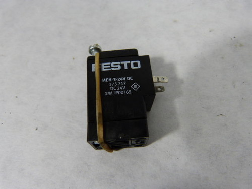 Festo 373717 MEH3-24V-DC Solenoid Coil USED