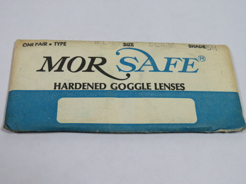 MorSafe ML-5H Hardened Goggle Lenses 50mm ! NEW !