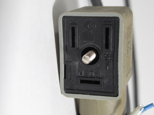 K&B MSD6 Solenoid Connector 10A 250V 2ft Cable USED