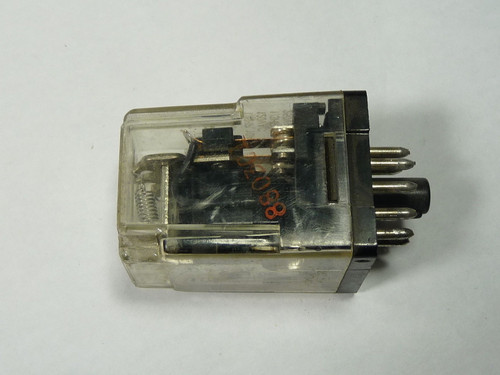 Potter & Brumfield KRPA-14AG-240 Plug-In Power Relay 10A 240VAC 3PDT USED